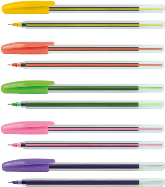 Ручка кулькова ECONOMIX Colibri (E10237), чорнила сині